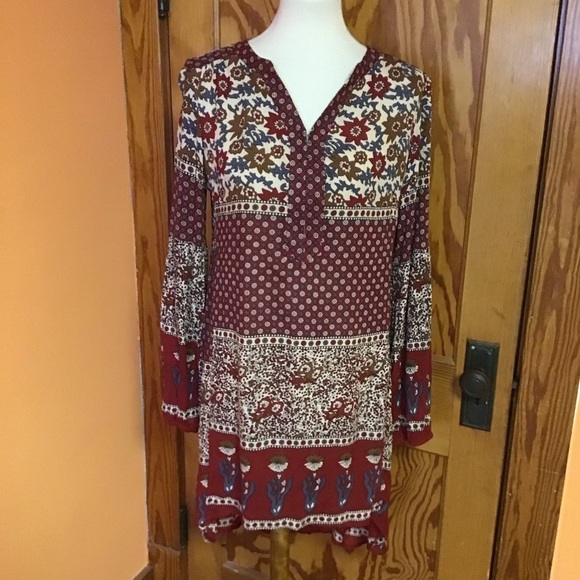 Chelsea & Violet floral striped ethnic tunic - Picture 9 of 11